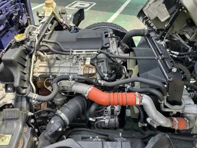 三菱 キャンター 小型 車両重機運搬 ラジコン ウインチの中古トラック画像18