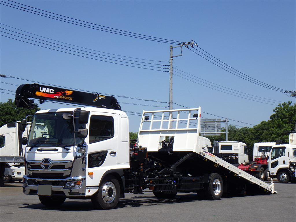 日野 レンジャー 中型/増トン 車両重機運搬 セーフティーローダー 2PG-FE2ACA