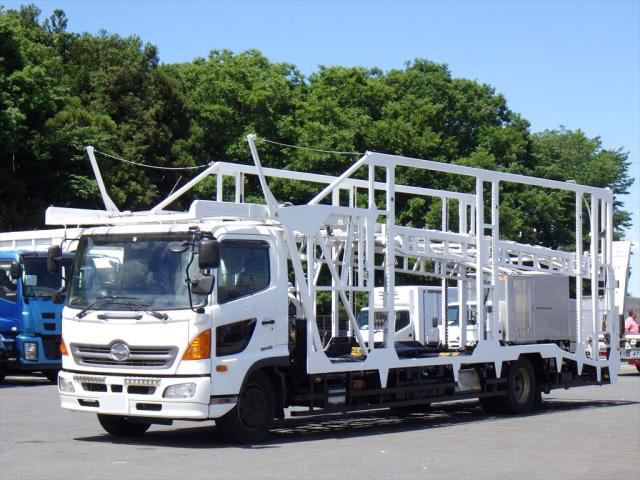 日野 レンジャー 中型/増トン 車両重機運搬 キャリアカー QKG-FJ7JSAA