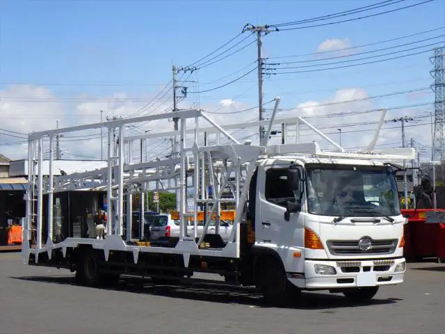 日野 レンジャー 中型/増トン 車両重機運搬 QKG-FJ7JSAA H24の中古トラック画像2