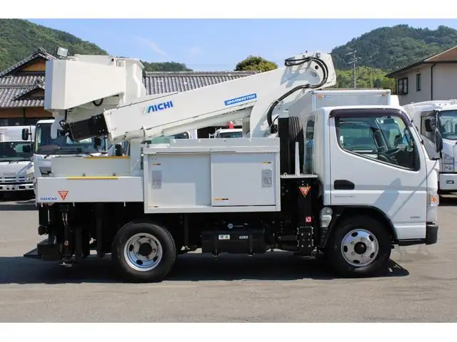 三菱 キャンター 小型 高所・建柱車 高所作業車 電工仕様の中古トラック画像2