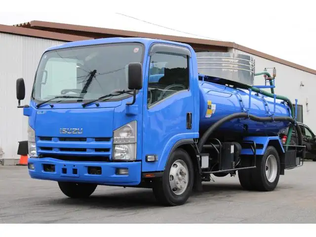 いすゞ エルフ 小型 タンク車 バキューム の中古トラック画像1
