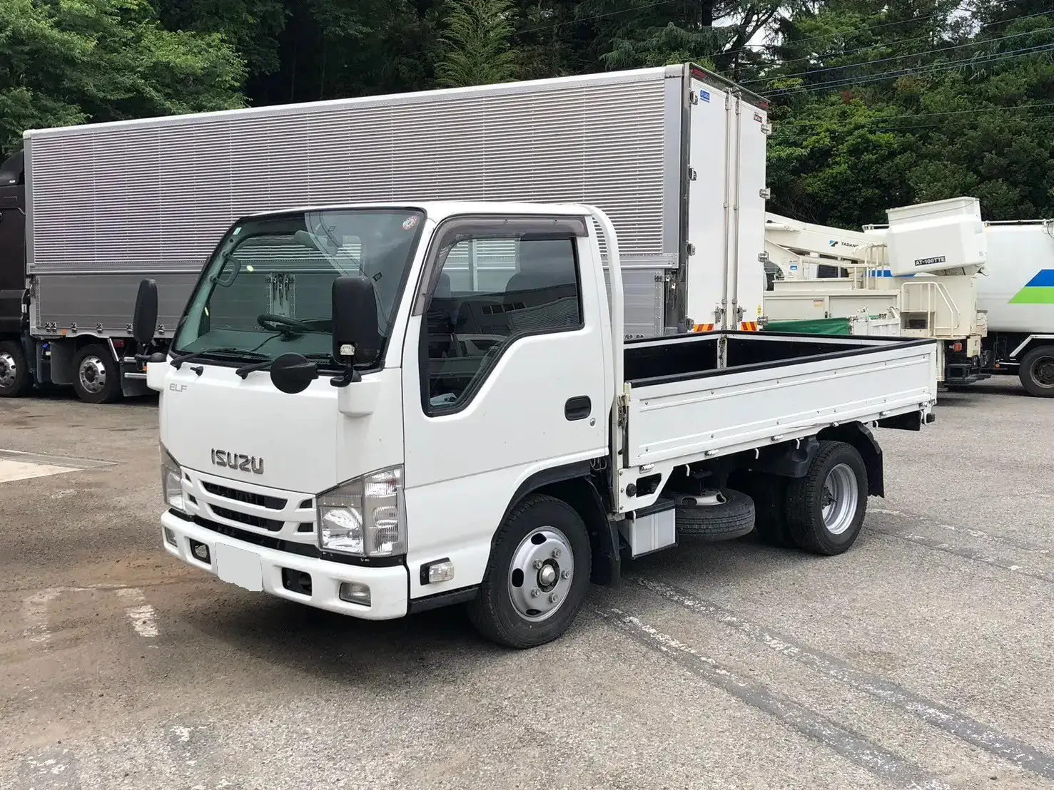 いすゞ エルフ 小型 平ボディ TRG-NJR85A H31/R1の中古トラック画像1
