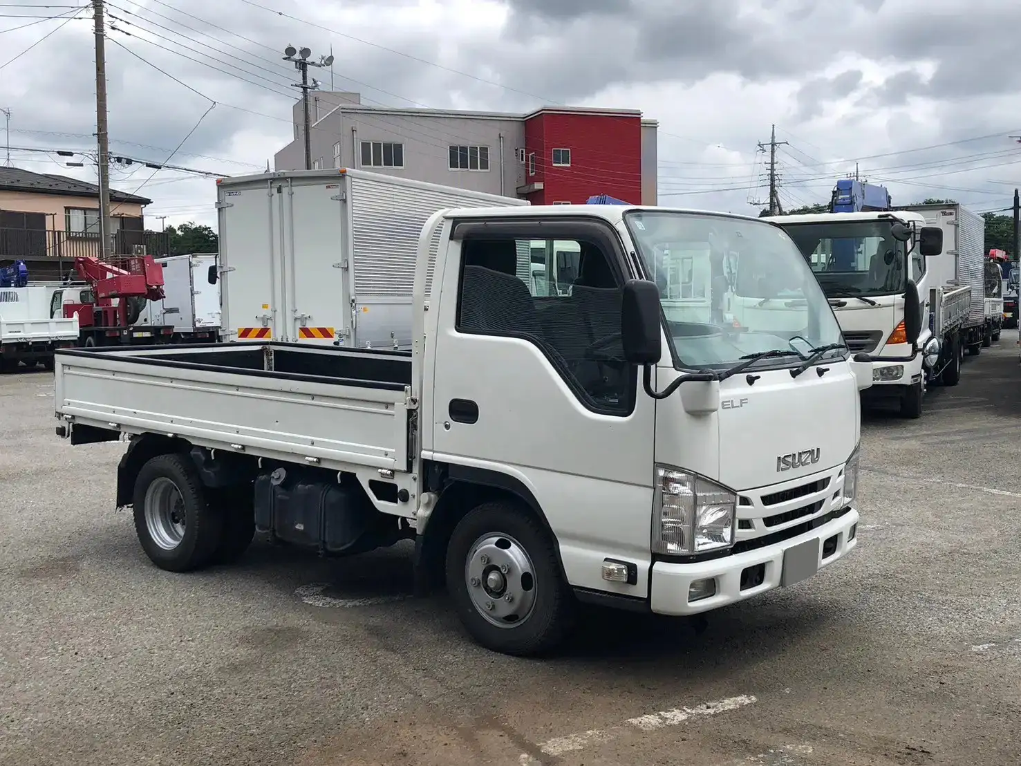 いすゞ エルフ 小型 平ボディ TRG-NJR85A H31/R1の中古トラック画像2