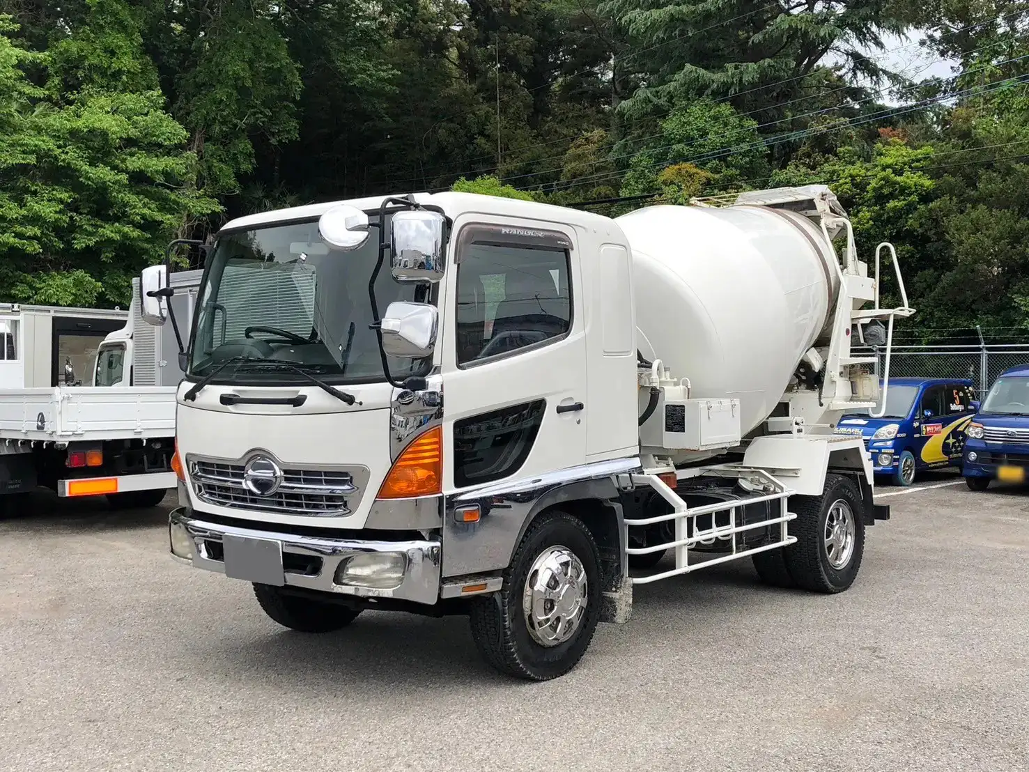 日野 レンジャー 中型/増トン ミキサー・ポンプ ベッド KL-FE1JEEAの中古トラック画像1