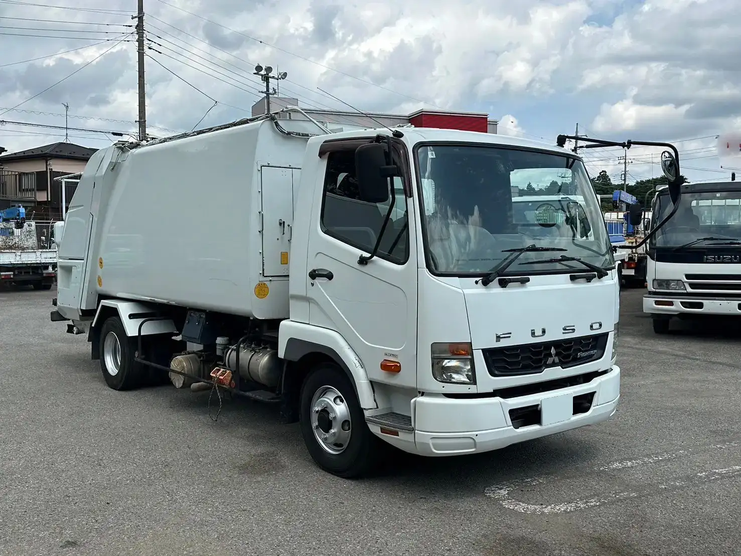 三菱 ファイター 中型/増トン パッカー車 プレス式 TKG-FK71Fの中古トラック画像2
