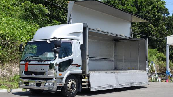 三菱 ファイター 中型/増トン ウイング ワイド LDG-FQ62F