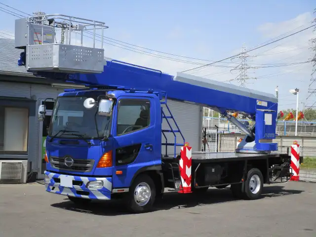 日野 レンジャー 中型/増トン 高所・建柱車 高所作業車 BDG-FC6JGWA｜画像1