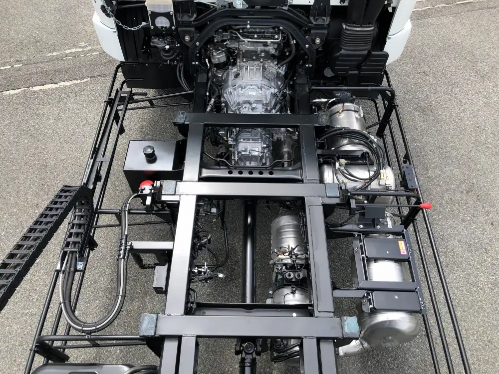 三菱 ファイター 中型/増トン 車両重機運搬 ラジコン ウインチの中古トラック画像12