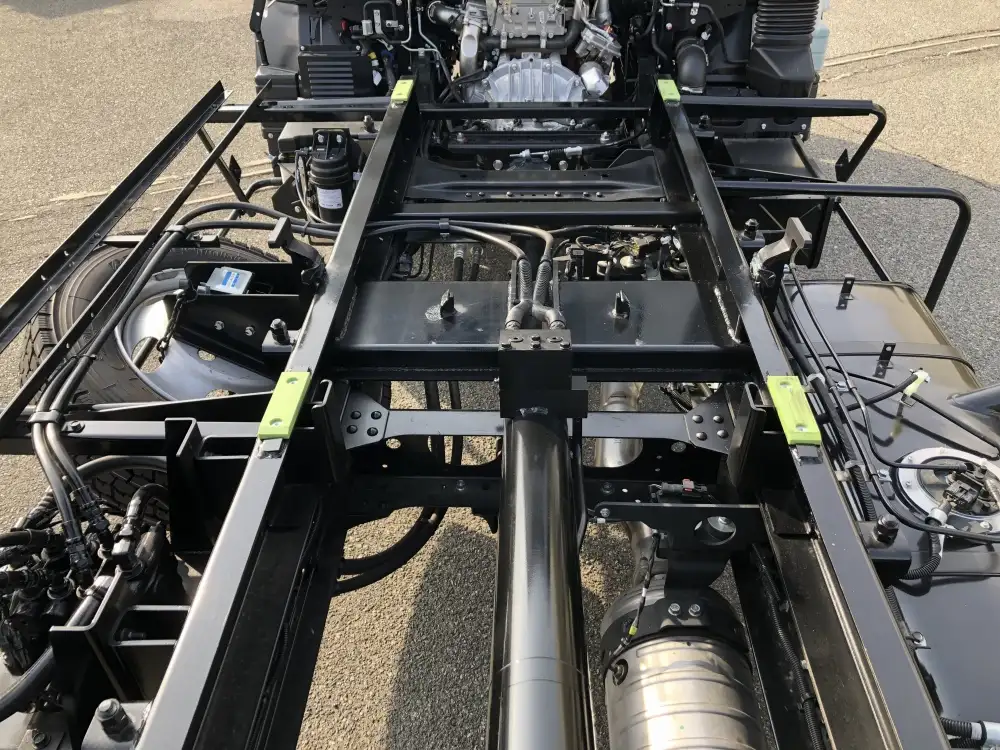 三菱 キャンター 小型 車両重機運搬 ラジコン ウインチの中古トラック画像12