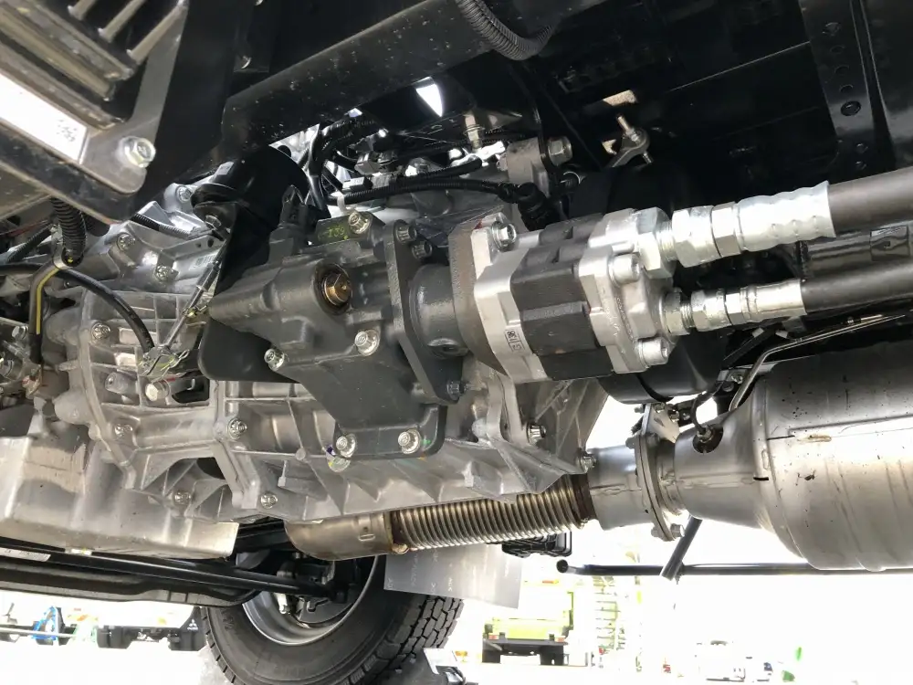 三菱 キャンター 小型 車両重機運搬 ラジコン ウインチの中古トラック画像像17