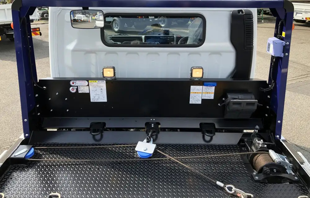 三菱 キャンター 小型 車両重機運搬 ラジコン ウインチの中古トラック画像4