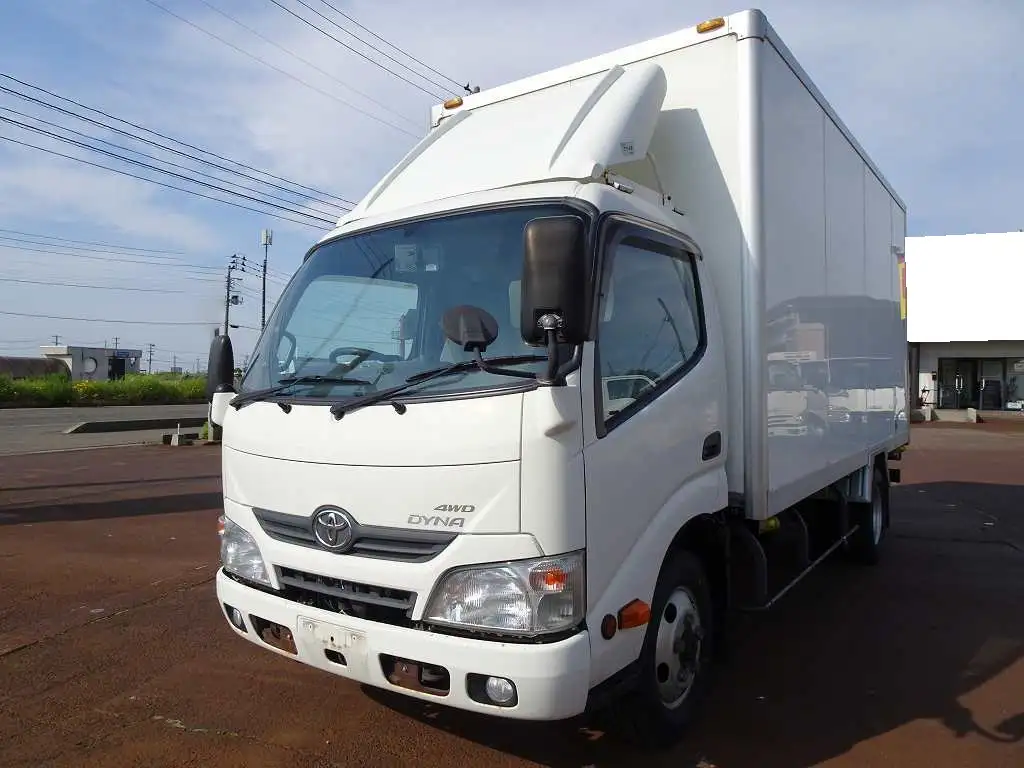 トヨタ ダイナ 小型 アルミバン TKG-XZU695 H27｜画像1