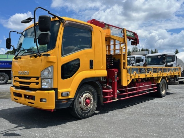 いすゞ フォワード 中型/増トン 車両重機運搬 セルフローダー LPG-FTR90S2