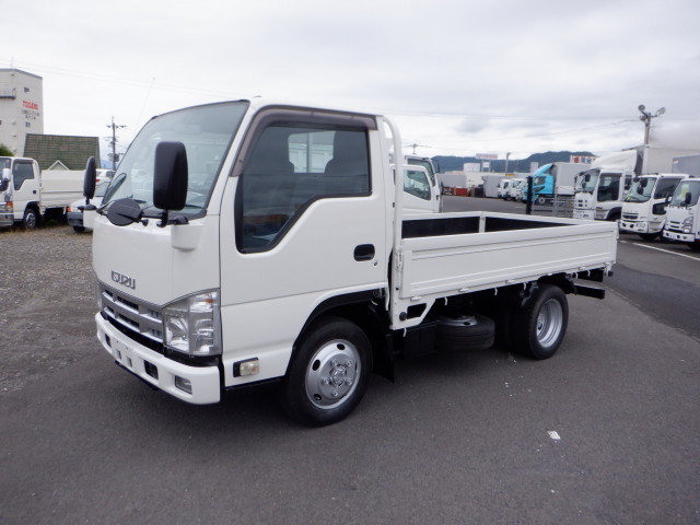 いすゞ エルフ 小型 平ボディ 10尺 SKG-NJS85A