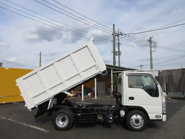 いすゞ エルフ 小型 ダンプ 土砂禁 ステンレス張りの中古トラック画像6
