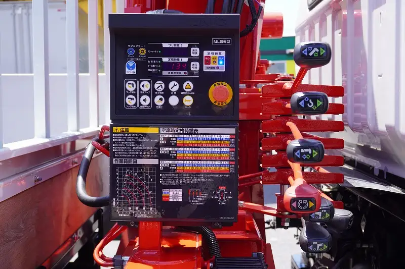 三菱 キャンター 小型 クレーン付 アルミブロック 4段の中古トラック画像7
