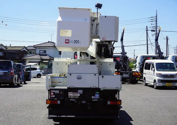 三菱 キャンター 小型 高所・建柱車 高所作業車 電工仕様の中古トラック画像3