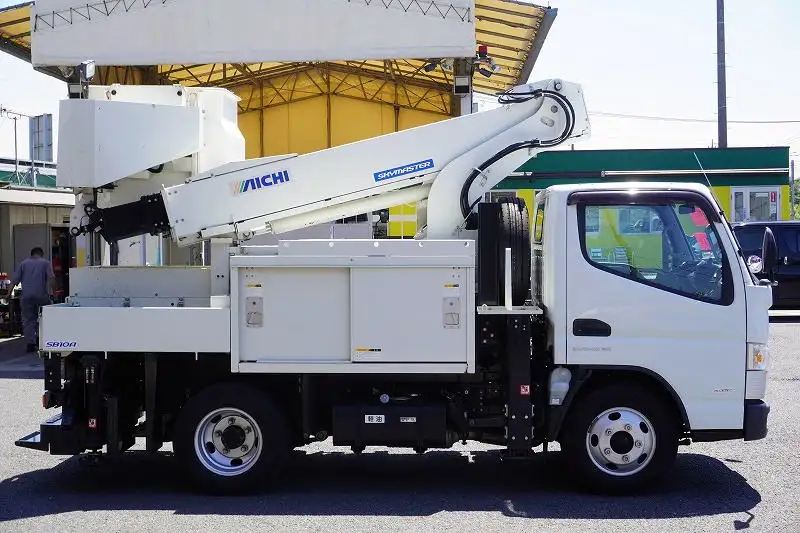 三菱 キャンター 小型 高所・建柱車 高所作業車 電工仕様の中古トラック画像2