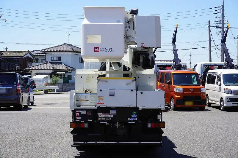 三菱 キャンター 小型 高所・建柱車 高所作業車 電工仕様の中古トラック画像3