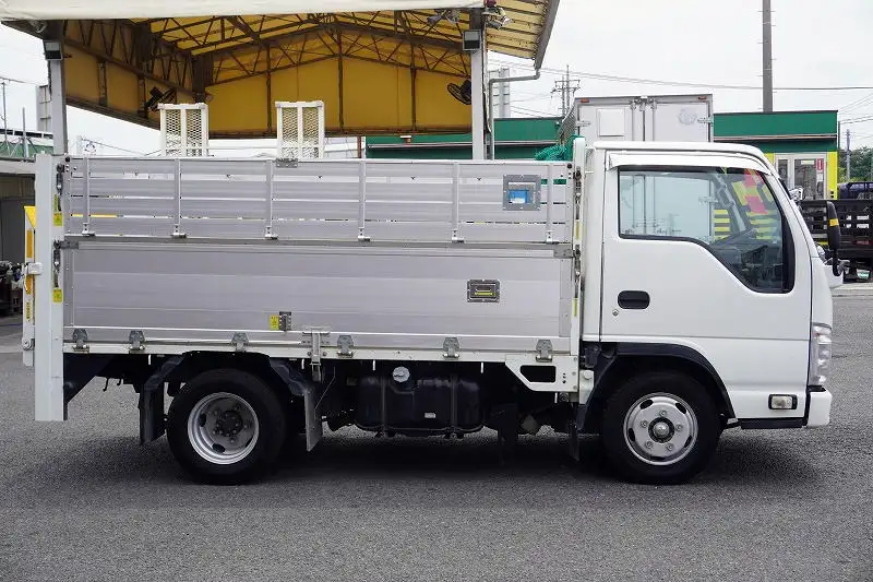 いすゞ エルフ 小型 平ボディ パワーゲート アルミブロックの中古トラック画像2