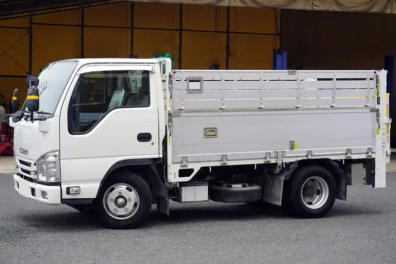 いすゞ エルフ 小型 平ボディ パワーゲート アルミブロック の中古トラック【車両No.167440】