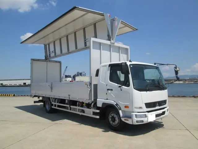 三菱 ファイター 中型/増トン ウイング エアサス 2KG-FK65FZの中古トラック画像3