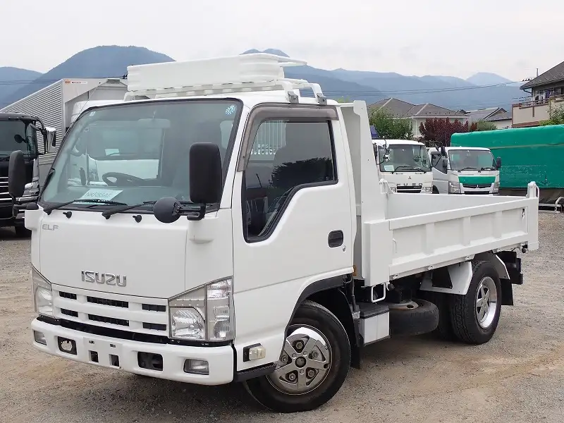 いすゞ エルフ 小型 ダンプ 強化 TKG-NKR85ADの中古トラック画像1