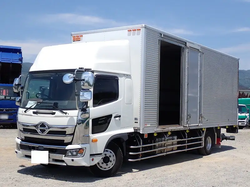 日野 レンジャー 中型/増トン アルミバン パワーゲート エアサス の中古トラック【車両No.167484】