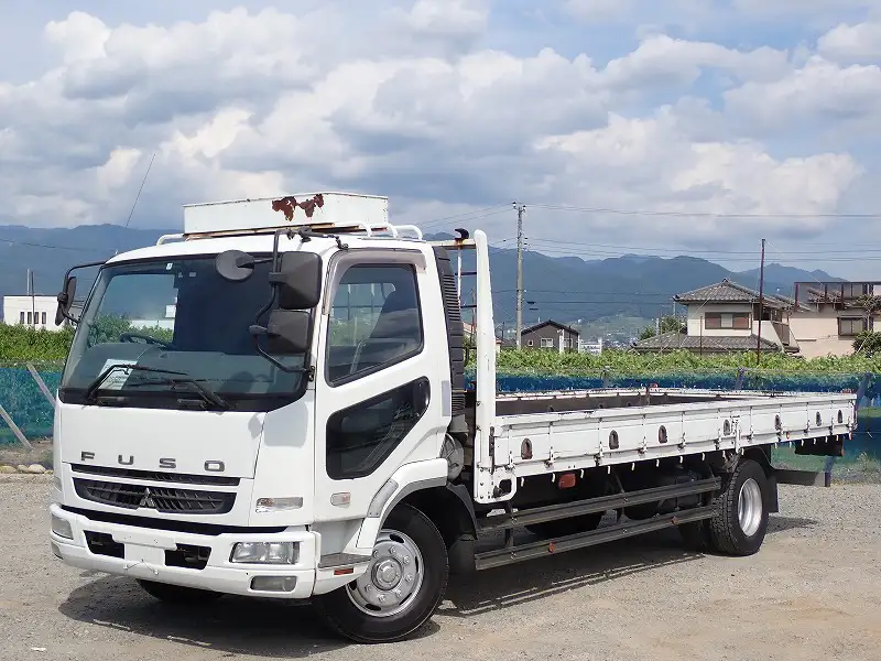 三菱 ファイター 中型/増トン 平ボディ 床鉄板 PJ-FK72FZの中古トラック画像1