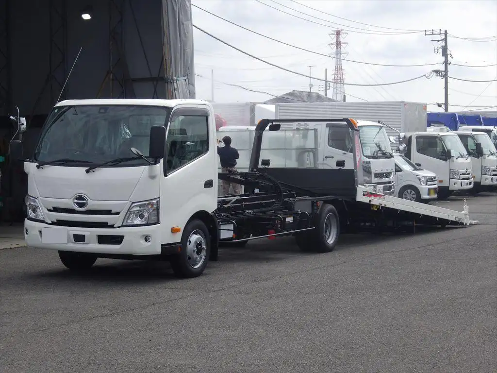 日野 デュトロ 小型 車両重機運搬 ウインチ 2RG-XZU722M の中古トラック【車両No.167521】
