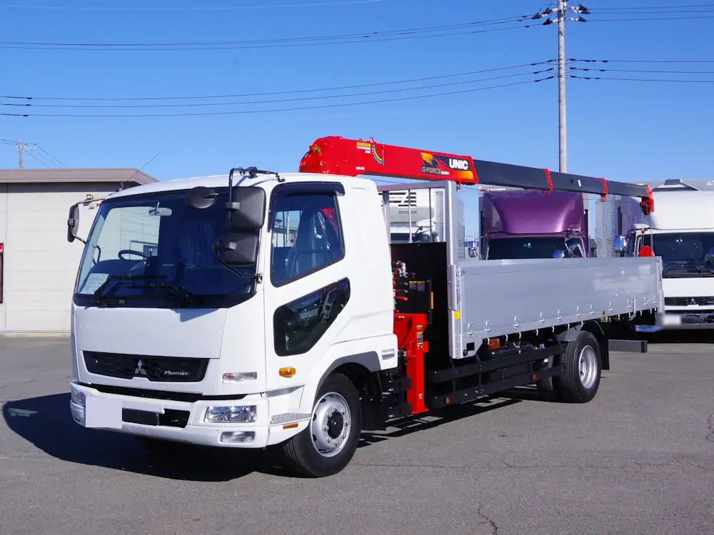 三菱 ファイター 中型/増トン クレーン付 アルミブロック 4段の中古トラック画像1