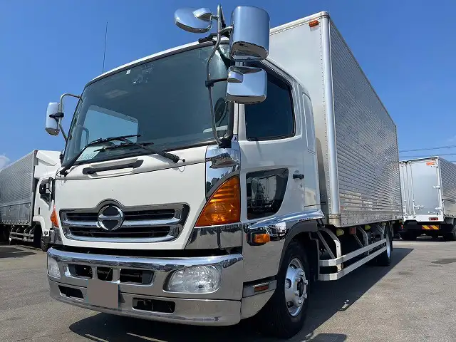 日野 レンジャー 中型/増トン アルミバン パワーゲート ベッド｜画像1