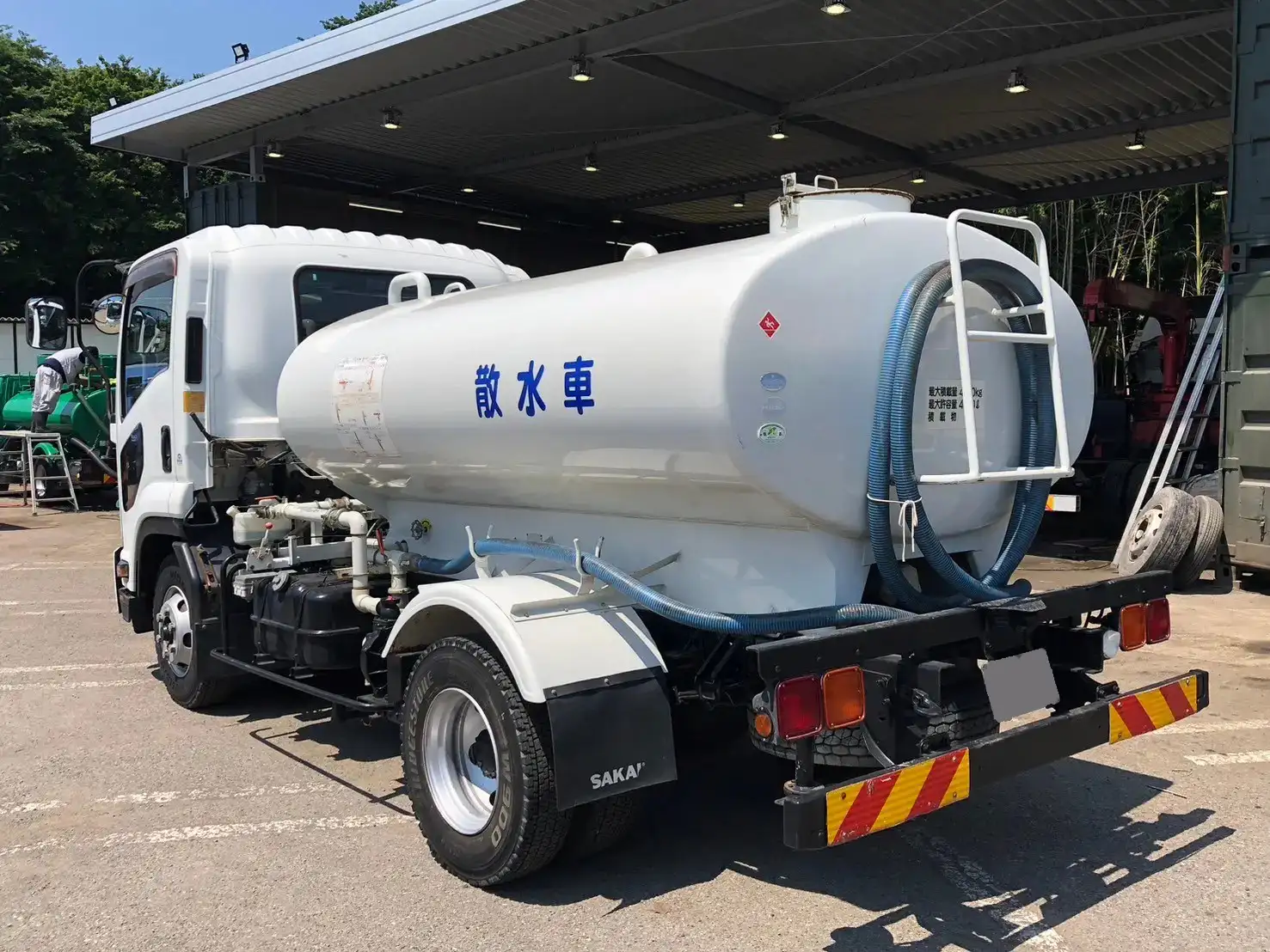 いすゞ フォワード 中型/増トン タンク車 散水車 TKG-FRR90S1の中古トラック画像4