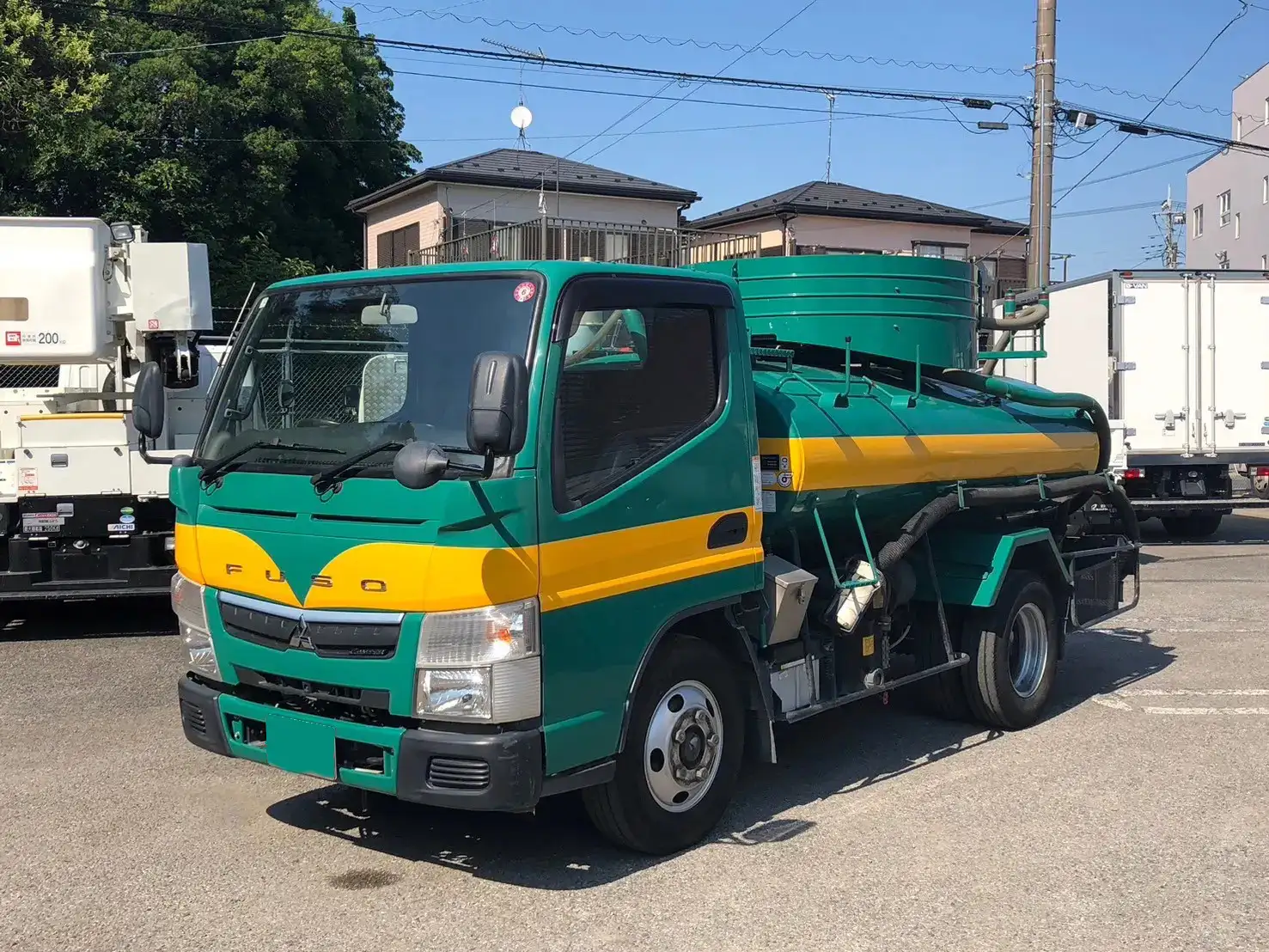 三菱 キャンター 小型 タンク車 バキューム TPG-FEA50の中古トラック画像1