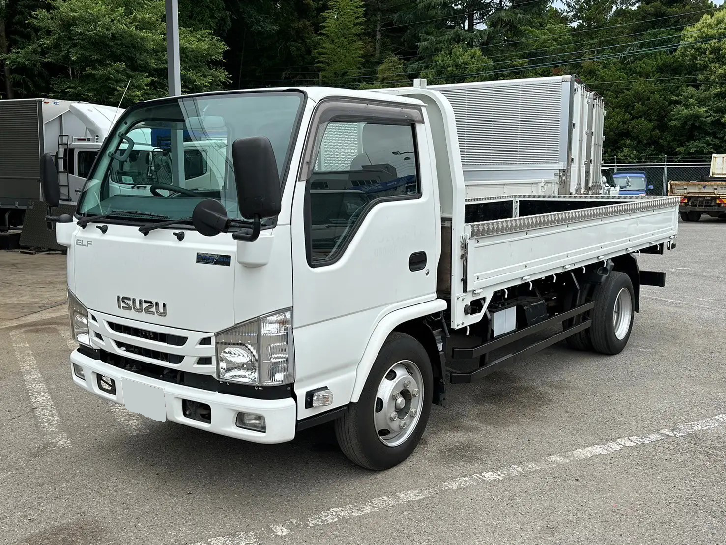 いすゞ エルフ 小型 平ボディ 標準ロング TPG-NKR85R