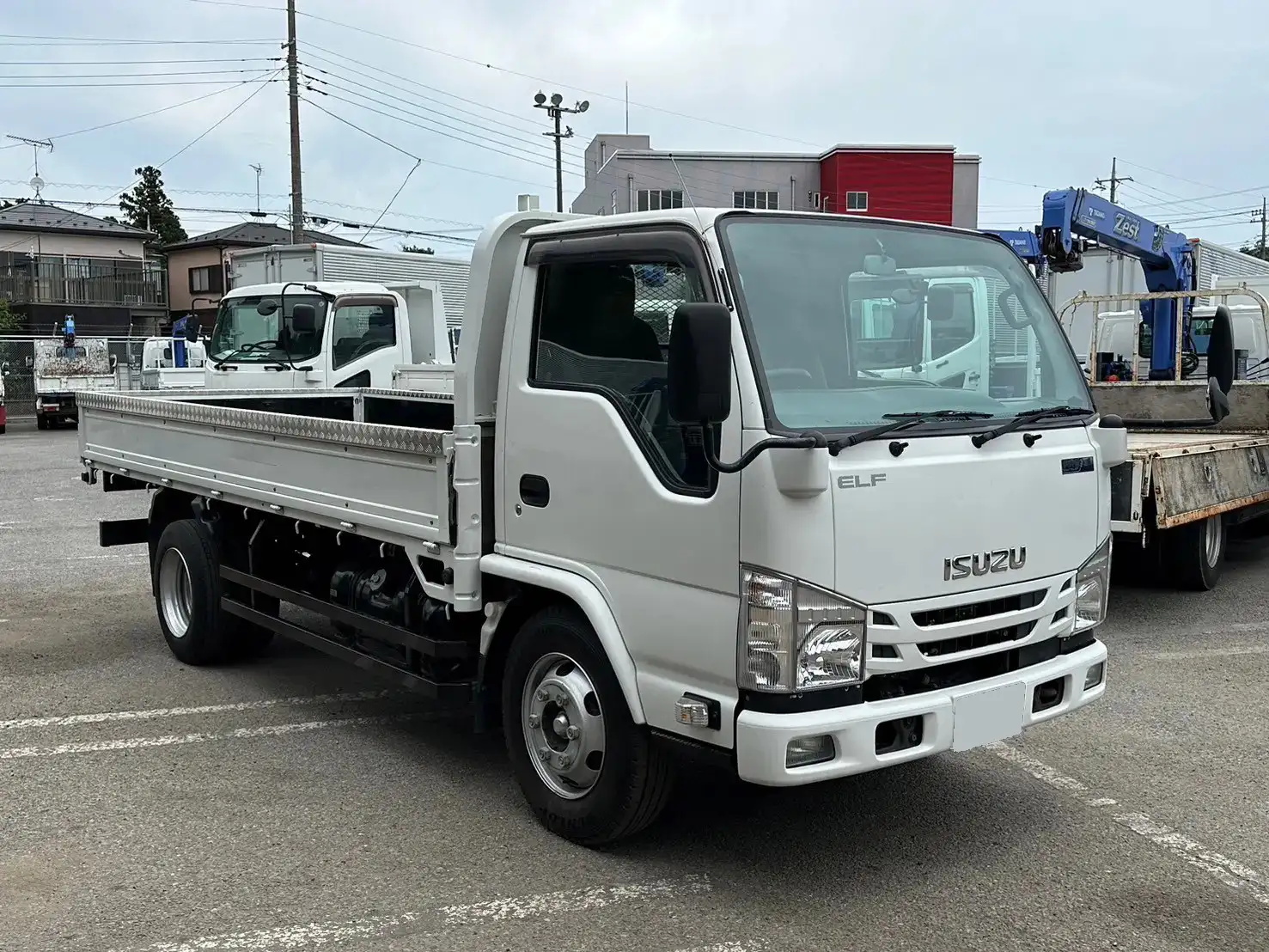 いすゞ エルフ 小型 平ボディ TPG-NKR85R H30の中古トラック画像2