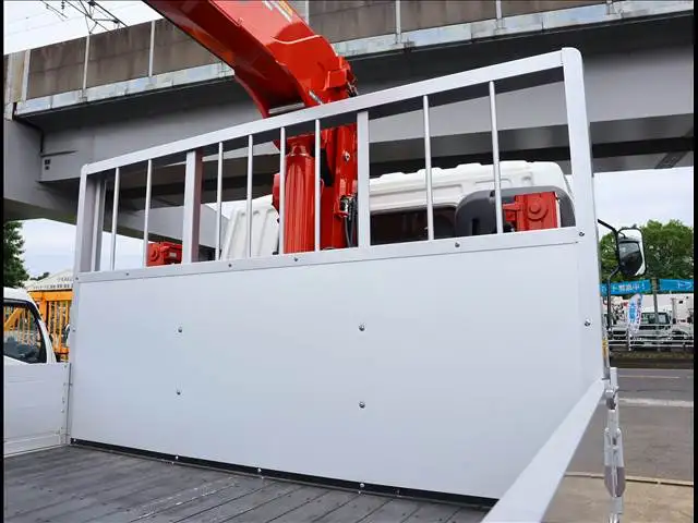 三菱 ファイター 中型/増トン 車両重機運搬 4段クレーン ラジコンの中古トラック画像7