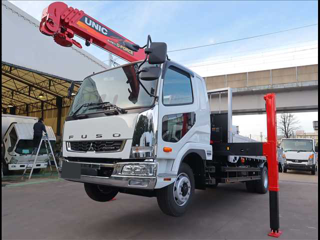 三菱 ファイター 中型/増トン 車両重機運搬 セルフローダー 2KG-FK62FZ