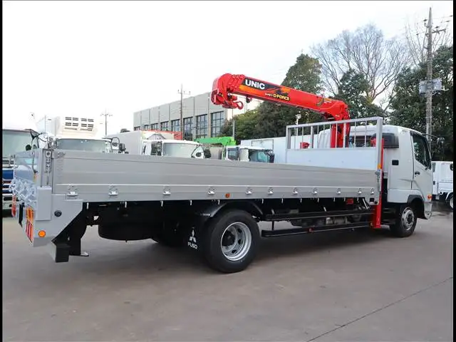 三菱 ファイター 中型/増トン 車両重機運搬 4段クレーン ラジコンの中古トラック画像2