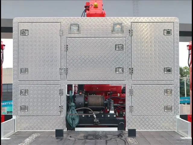 三菱 ファイター 中型/増トン 車両重機運搬 4段クレーン ラジコンの中古トラック画像5