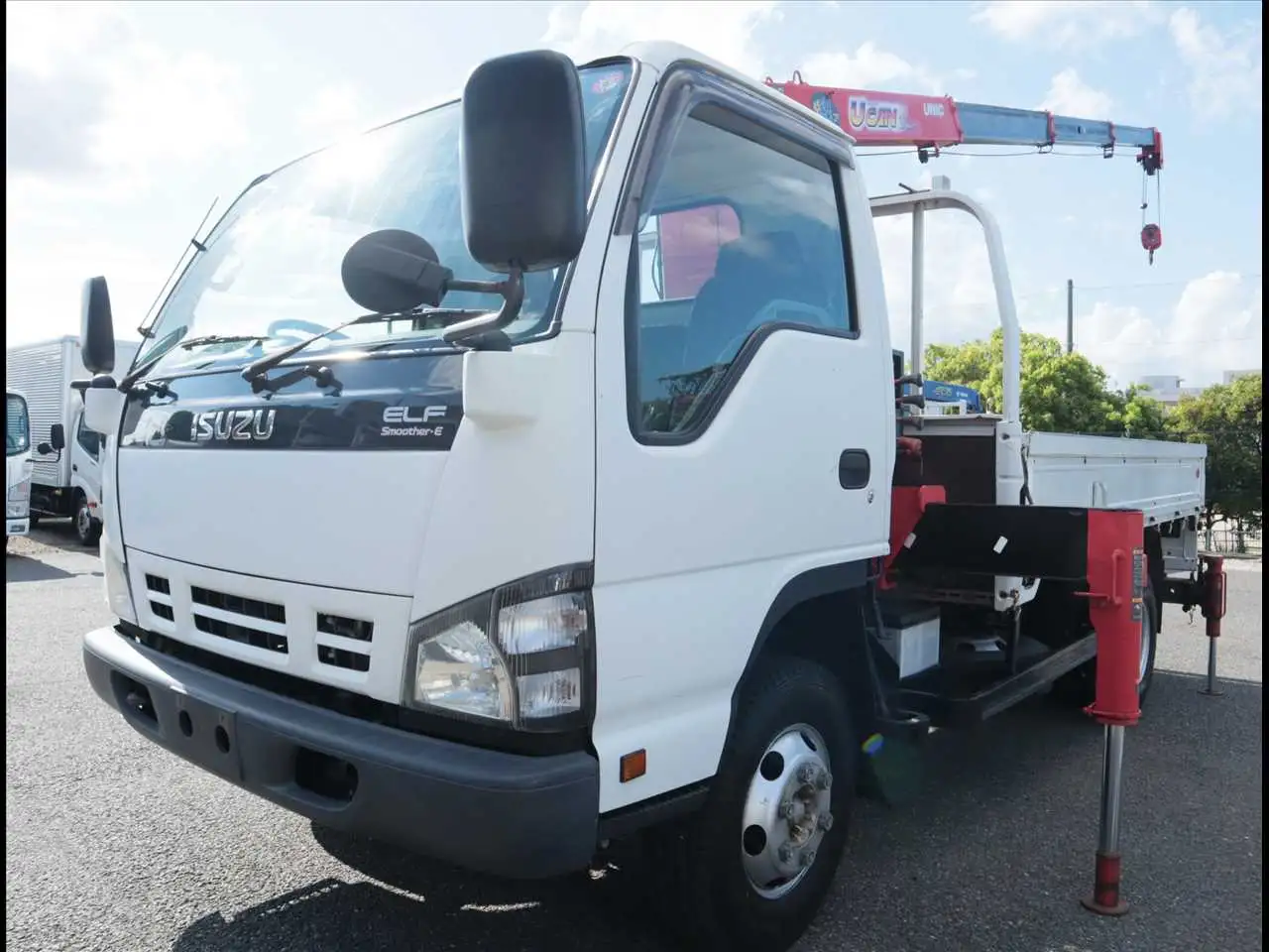 いすゞ エルフ 小型 クレーン付 4段 ラジコン の中古トラック【車両No.167655】