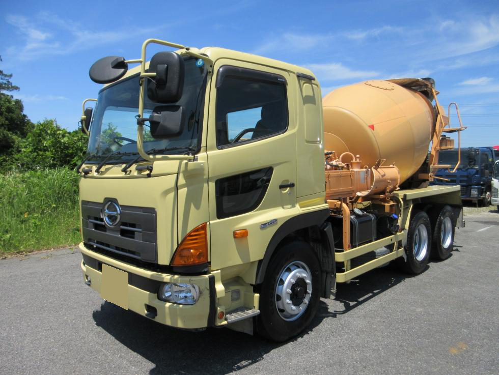日野 プロフィア 大型 ミキサー・ポンプ ミキサー車 QKG-FS1AKAA
