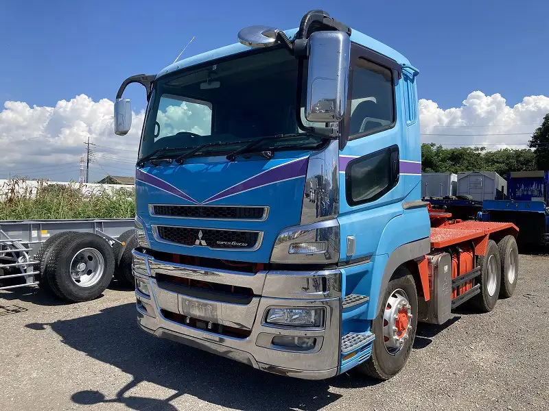 三菱 スーパーグレート 大型 トラクター 2デフ ベッド｜画像1