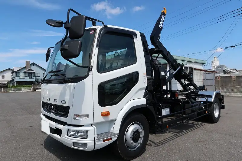三菱 ファイター 中型/増トン アームロール ツインホイスト 2KG-FK72FZの中古トラック画像1