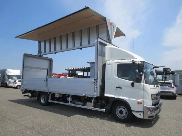 日野 レンジャー 中型/増トン ウイング パワーゲート エアサスの中古トラック画像4