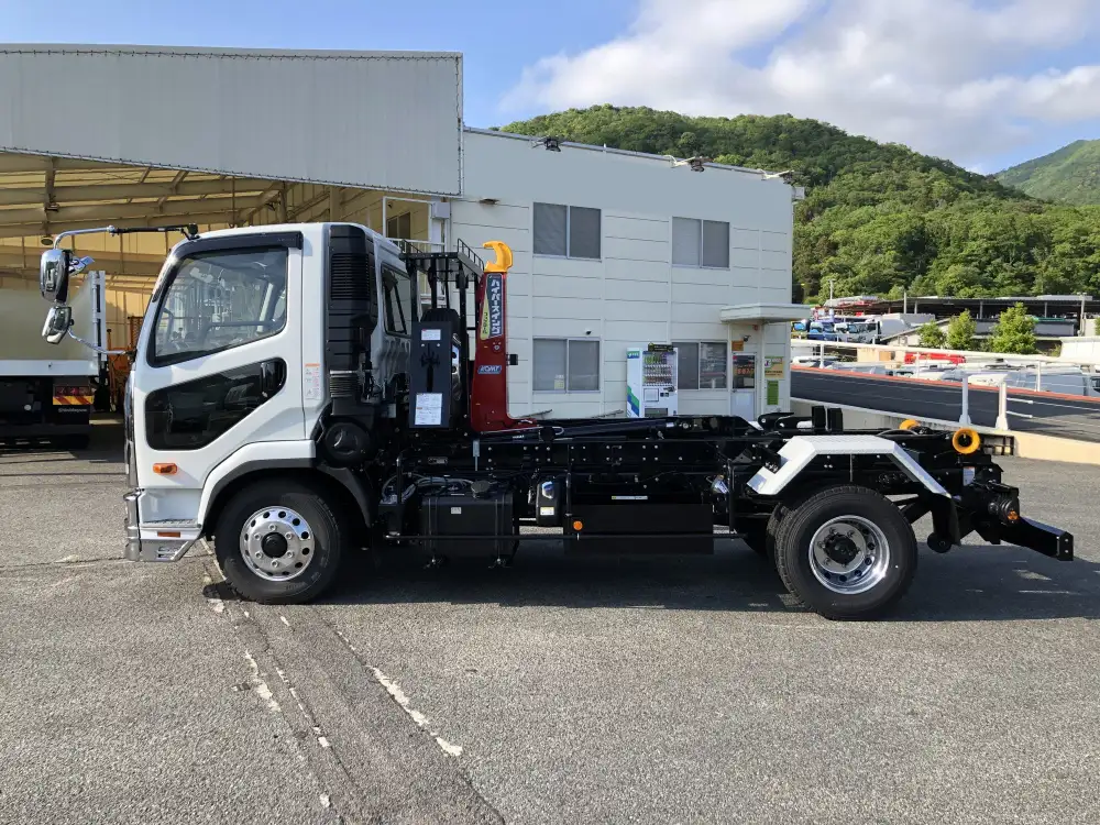 三菱 ファイター 中型/増トン アームロール ツインホイスト 2KG-FK72Fの中古トラック画像2