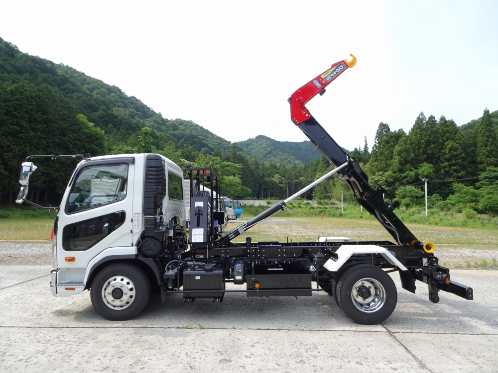 三菱 ファイター 中型/増トン アームロール ツインホイスト 2KG-FK72Fの中古トラック画像4