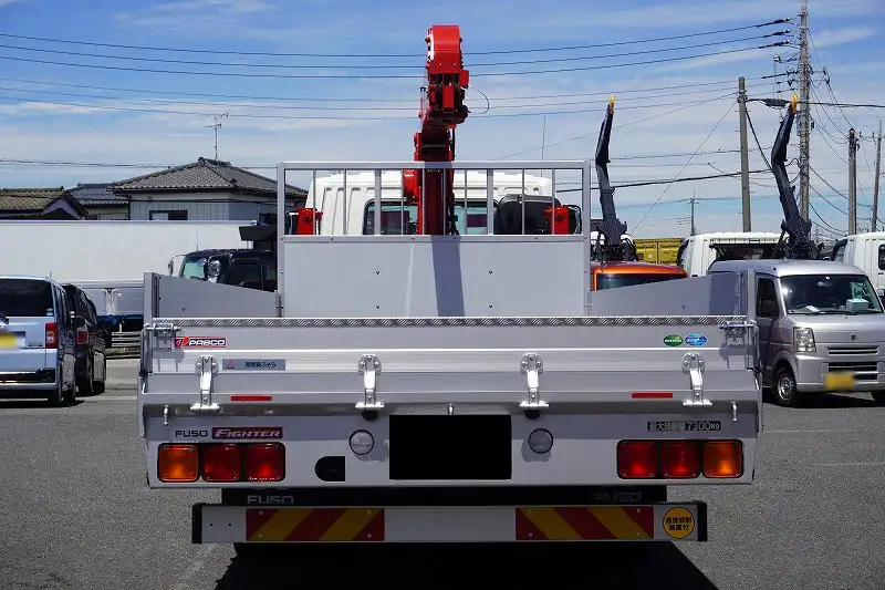 三菱 ファイター 中型/増トン 車両重機運搬 4段クレーン ラジコンの中古トラック画像3