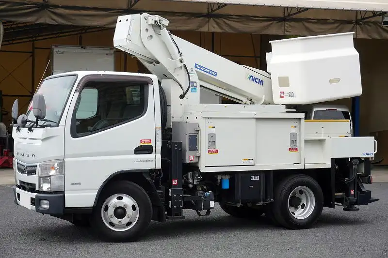 三菱 キャンター 小型 高所・建柱車 高所作業車 電工仕様の中古トラック画像1